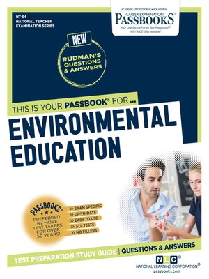 cover image of ENVIRONMENTAL EDUCATION